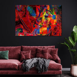 Kiss - Qusay-Art - NicheCanvas