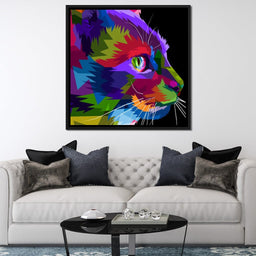 Pop Art Cat - NicheCanvas