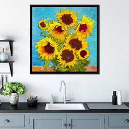 Impressionist Sunflowers - NicheCanvas