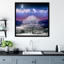 Fantasy Winter Scene - NicheCanvas