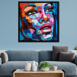 Violet Portrait - NicheCanvas