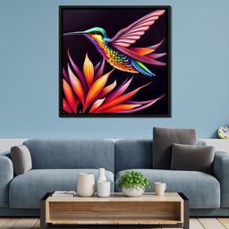 Hummingbird - TooplesArt - NicheCanvas