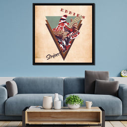 Eddie Van Halen's Guitar Retro - Abraham Szomor - NicheCanvas