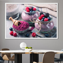 Chia Seeds & Acai Pudding - NicheCanvas