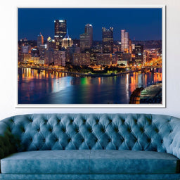 Pittsburgh Skyline - NicheCanvas