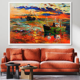 Fishing Boats - NicheCanvas