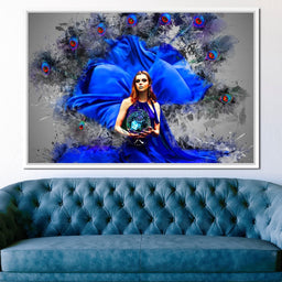 Feather Gown - Johanjjf - NicheCanvas