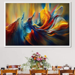 Colorful Waves & Lines - NicheCanvas