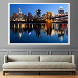 Cincinnati Skyline - NicheCanvas