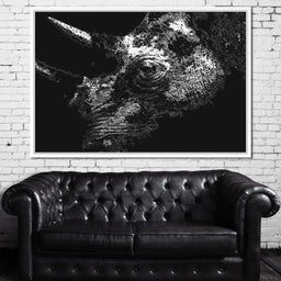 Big 5 Collection - Rhino - Johanjjf - NicheCanvas