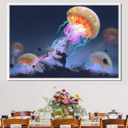 Giant Jellyfish - NicheCanvas