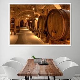 Wine Cellar in the Abbey - NicheCanvas