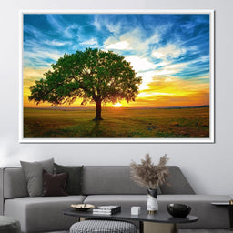 Sunrise Tree - NicheCanvas