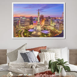 Indianapolis Skyline - NicheCanvas