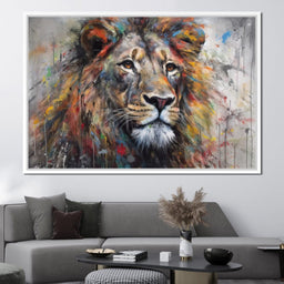 Urban Jungle: Lion - NicheCanvas