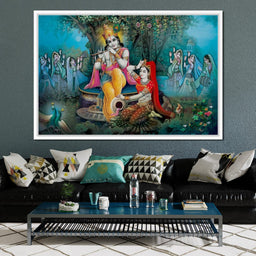Radha & Krishna Love Tree - NicheCanvas