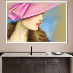 Pink Hat Fashion - NicheCanvas