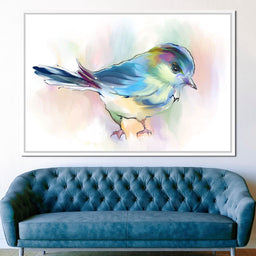 Watercolor Bird - NicheCanvas