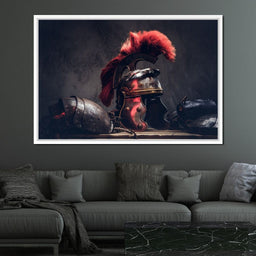 Roman Warrior Helmet - NicheCanvas