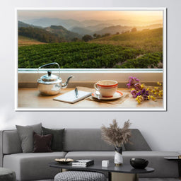 Coffee with a View - NicheCanvas