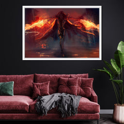 Fire Succubus - NicheCanvas