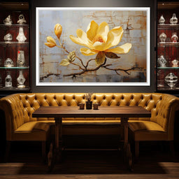 Yellow Magnolia Tree - Wildrose Creations - NicheCanvas
