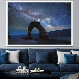 Arch Under the Milky Way - NicheCanvas