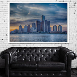 Detroit Skyline - NicheCanvas