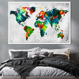 World Map - Mateo - NicheCanvas