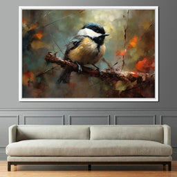 Black-Capped Chickadee - Neal Hackett - NicheCanvas