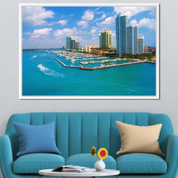 Miami Beach Skyline - NicheCanvas