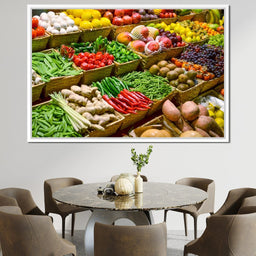 Fruit & Vegetables Market - NicheCanvas