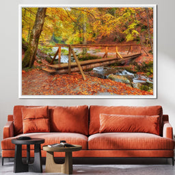 Wooden Bridge - NicheCanvas