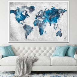 World Map 2 - Mateo - NicheCanvas