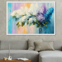 Lilac Flowers - NicheCanvas