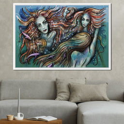 The 4 Mermaids - NicheCanvas