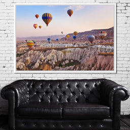 Hot Air Balloons over Cappadocia - NicheCanvas