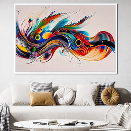 Colorful Contemporary Art 052 - Johanjjf - NicheCanvas