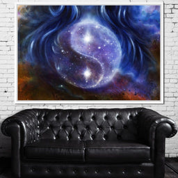 Yin Yang Stars - NicheCanvas