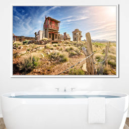 Abandoned Western Town - NicheCanvas