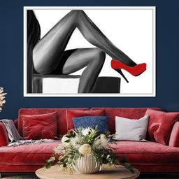 Red Stiletto - NicheCanvas