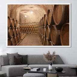 Barrels of Wine - NicheCanvas
