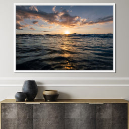 Sunset Ocean - Lucas Moore - NicheCanvas