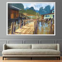 Fishing Pier - NicheCanvas