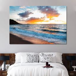 Maui Black Sand Beach - Lucas Moore - NicheCanvas