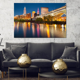 Cleveland Skyline - NicheCanvas