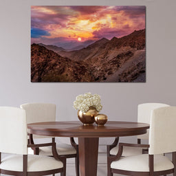 Desert Mountains - NicheCanvas