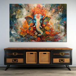 Ganesha's Grace - NicheCanvas