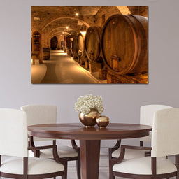 Wine Cellar in the Abbey - NicheCanvas