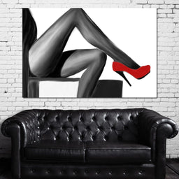 Red Stiletto - NicheCanvas